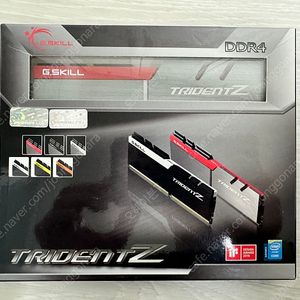 지스킬 트라이던트Z DDR4 3200 CL14 32GB(16Gx2) 서린 정품 팝니다.