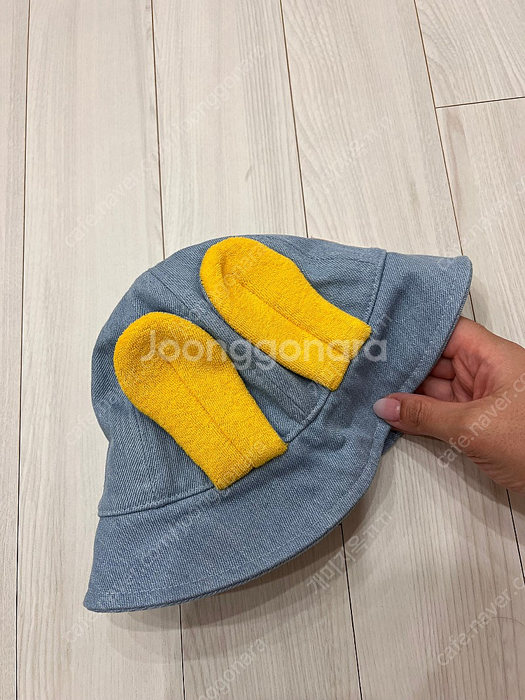 베베드피노 데님 토끼모자--1