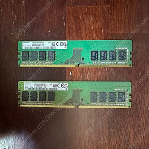 RAM DDR4 PC4 -2666V-UA2(일반 데스크탑) 2개 팝니다