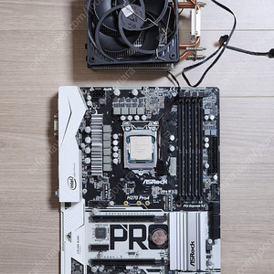 인텔 i5-7600 + 에즈락 H270 + 쿨러