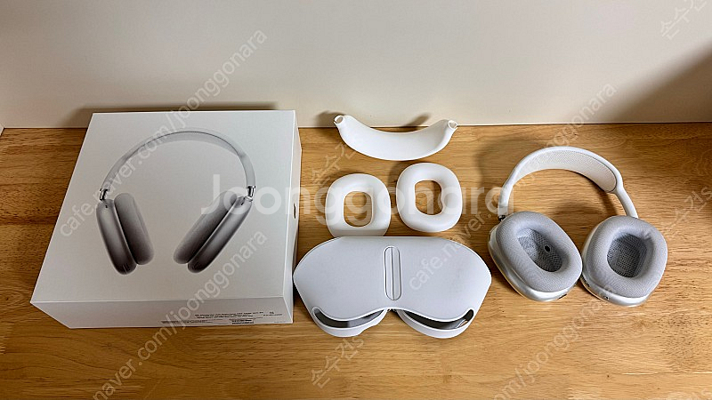 에어팟 맥스 실버 풀박스(A급) + 애케플--0