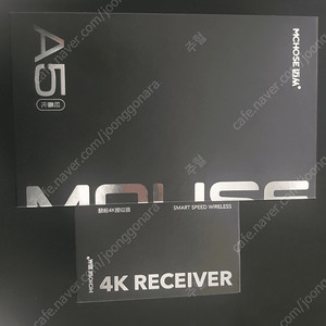 MCHOSE A5 pro max 마우스 + 4K수신기 방출합니다.