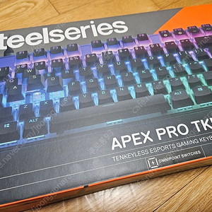 스틸시리즈 APEX PRO TKL 정품 판매합니다.