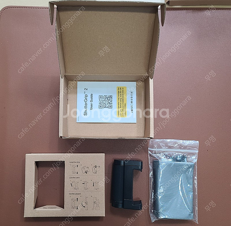 저스트모바일 셔터그립2 블랙--1