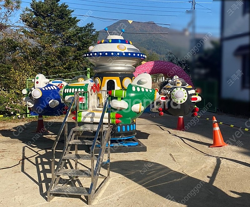 회전 놀이기구/회전컵,회전목마,회전비행기,우주비행선 등...--2