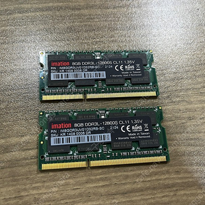 노트북 저전력 DDR3L 8GB x2