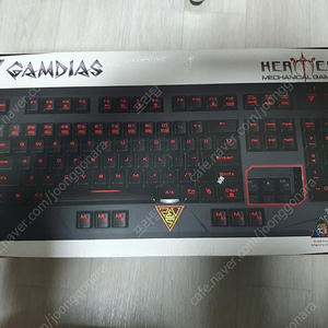 GAMDIAS HERMES MECHANICAL GAMING KEYBOARD (체리 청축) [겜디아스,헤르메스,매크로]