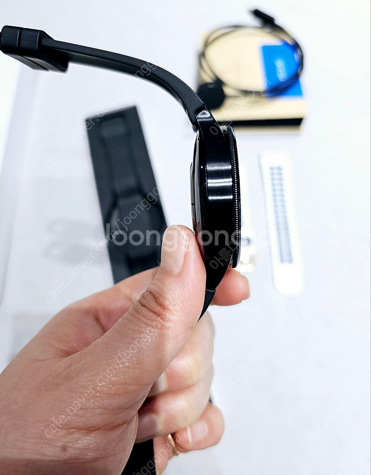 갤럭시 워치6 클래식 블랙 47mm 블루투스 S급 풀박--5