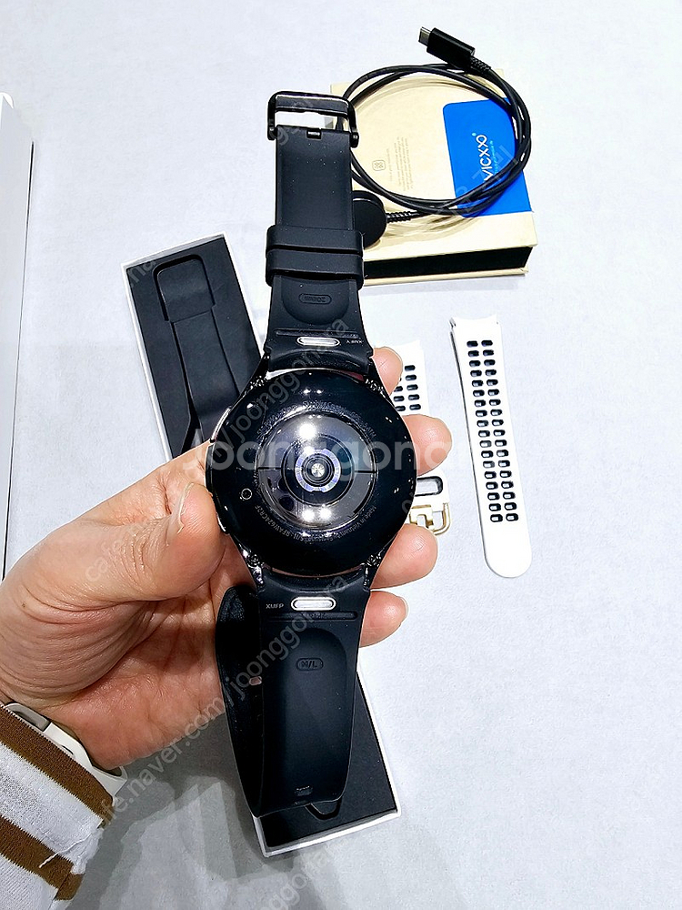 갤럭시 워치6 클래식 블랙 47mm 블루투스 S급 풀박--6