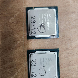 인텔 I7-10700 23년 12월 벌크 제품 판매합니다(AS 기간 1년)