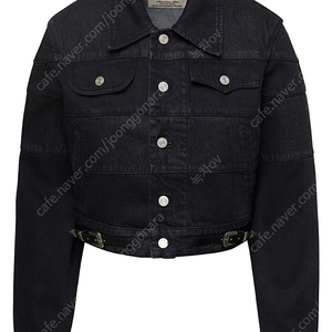 앤더슨벨 MAHINA BLOCKING PATCHWORK DENIM JACKET BLACK S 새상품