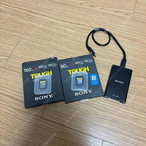 소니 sony CF express Type A 160GB 80GB 리더기 판매합니다