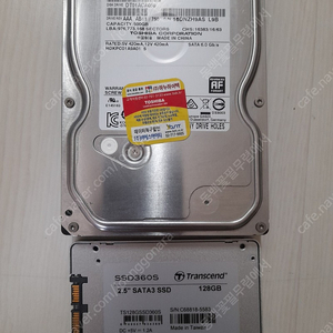 ssd 128gb . HDD 500GB 두개 일괄 만원