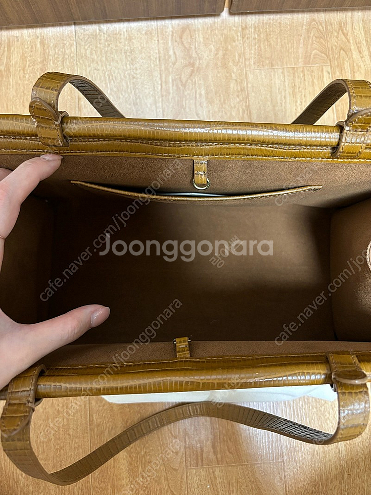 투티에 파라렐 리자드브라운 가방--7