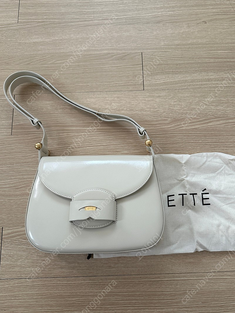 에테 ette 페니 새들백 크림--1