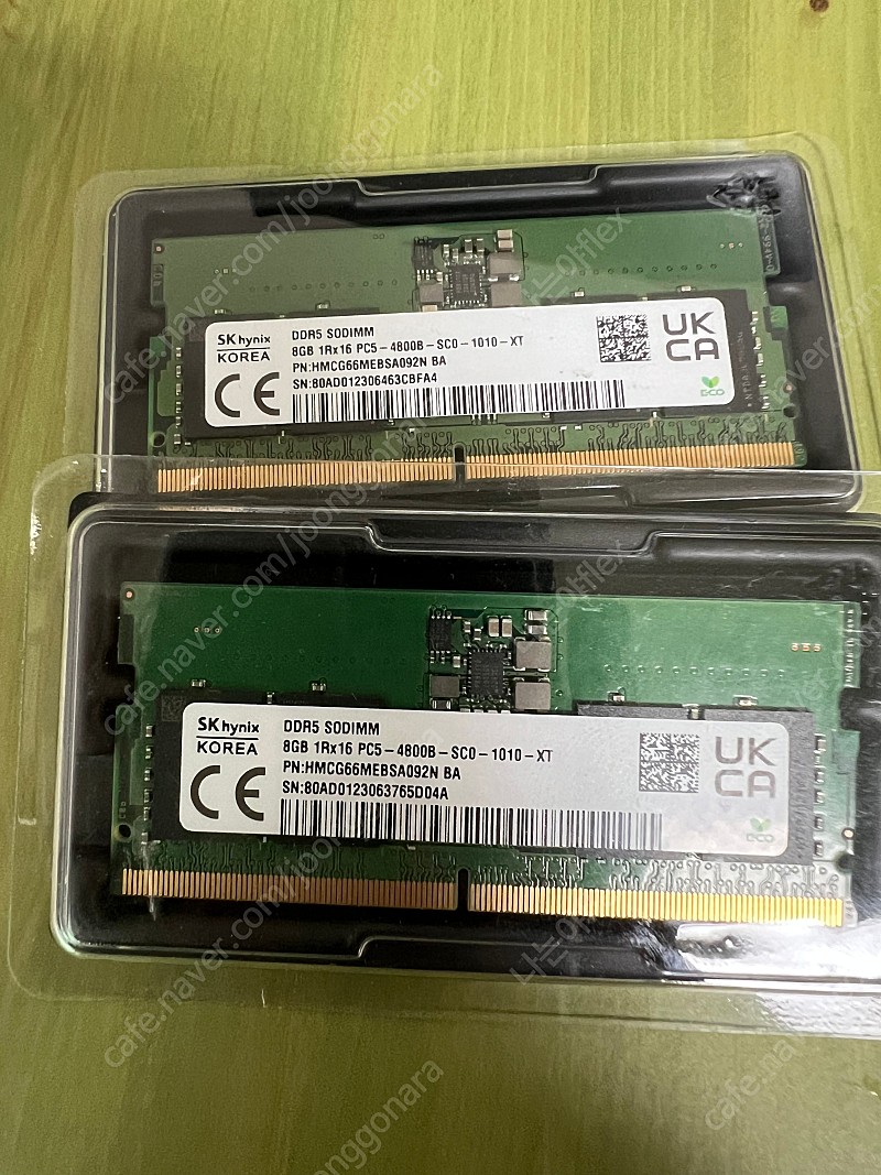 노트북용 8g 램 (하이닉스 DDR5 4800)