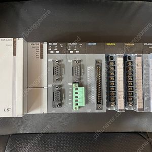 LS PLC 모듈형(파워,CPU,통신카드2개,DI,DO,AI)