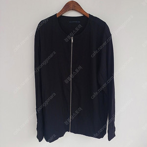 [105] 남성 라운드 자켓 , 집업 지퍼 남자 블랙 면 자켓셔츠