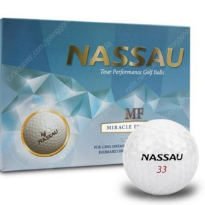 세제품(미사용) Nassau 골프공 세트 판매