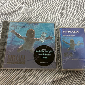 너바나 Nevermind 미개봉 CD+TAPE