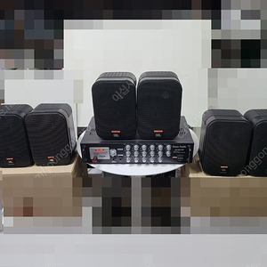 6채널앰프 1대 jbl 스피커 6개 팝니다