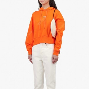 22SS MSGM 마이크로 로고 후드티