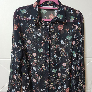 체리코코 여성 쉬폰 꽃무늬 블라우스/셔츠 55(S급)