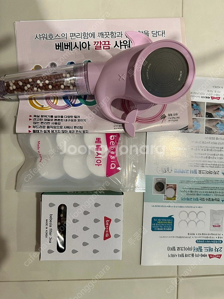 베베시아 돌고래필터샤워기&필터--3