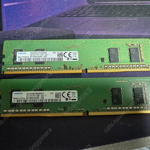 삼성 DDR4 램 4기가 2개