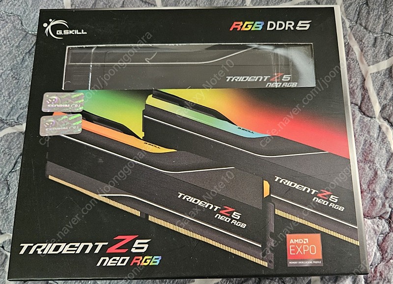 G.Skill DDR5-6000 TRIDENT Z5 NEO RGB 32GB (16GB X2) (EXPO) 팝니다