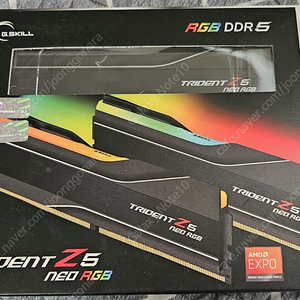 G.Skill DDR5-6000 TRIDENT Z5 NEO RGB 32GB (16GB X2) (EXPO) 팝니다