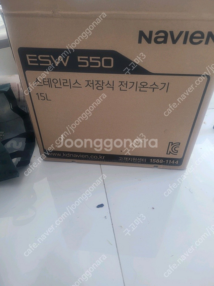 경동나비엔 스텐레스 전기온수기 , ESW550-15W ...--1