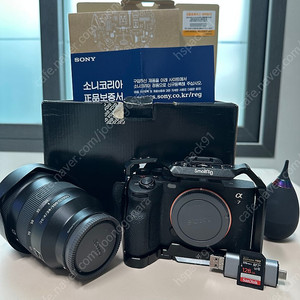 (서울) 소니 sony 알파 A7M4 + 렌즈 24105g 풀박스+스몰리그+메모리카드+리더기