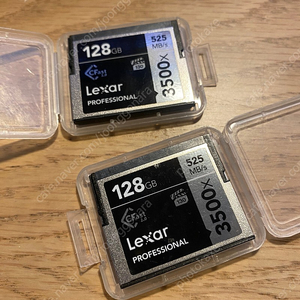 렉사, lexar Cfast 128gb * 2개