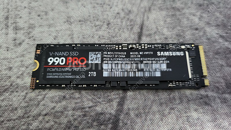 삼성 990Pro NVMe M.2 SSD 2TB 팝니다...--2