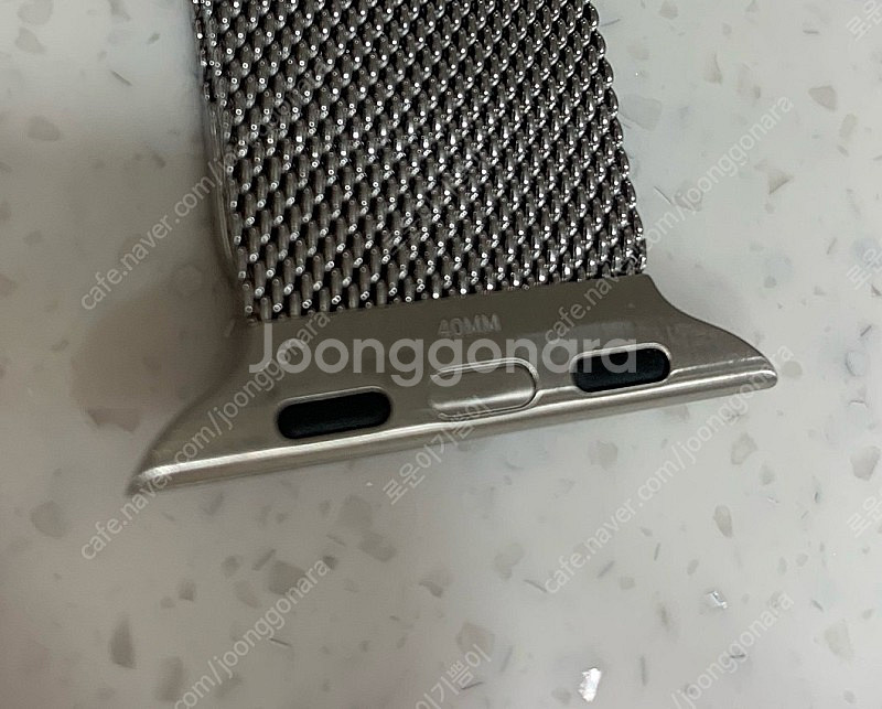 애플워치 정품 밀레니즈 루프 (실버)--1