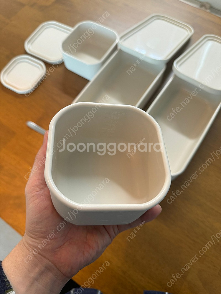 모도리 올인원 실리콘 용기 (아이보리)--1