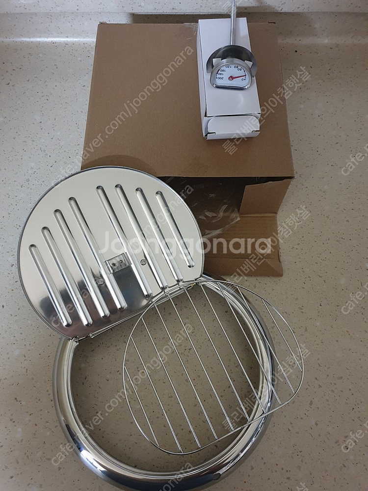 네오플램 피카 튀김냄비 뚜껑 (온도계포함) (18cm)--1