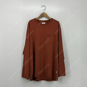 기본 라운드 긴팔 티셔츠 (F size / BROWN)