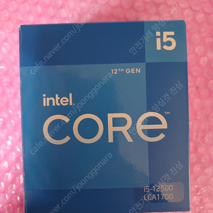 CPU 정품 i5 12500 // 내장그래픽