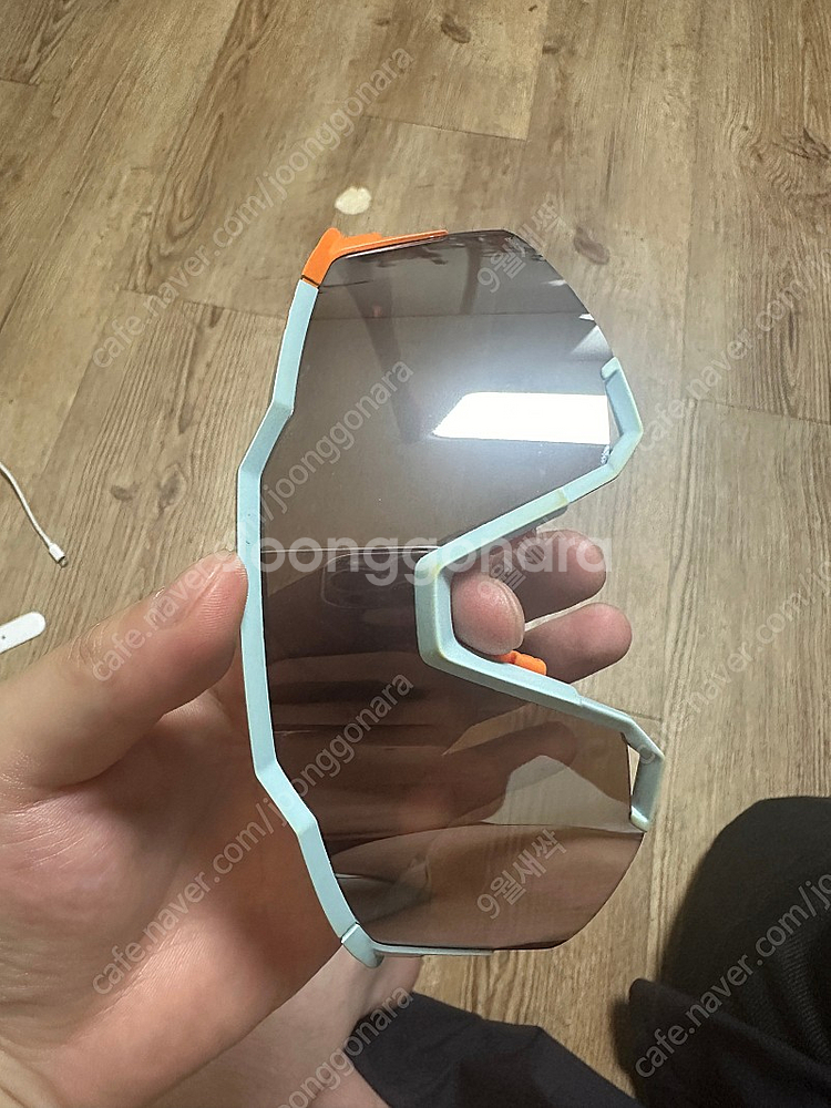 100% 스피드크래프트 롱 실버미러 고글--1