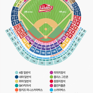 4월21일(일) SSG vs LG(랜더스필드) 피코크 테이블 1층 2인석(최대6인 가능)양도