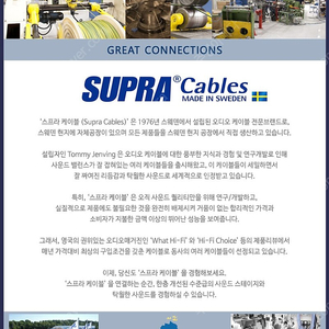 Supra CLASSIC-1.6 스피커 케이블 팝니다.