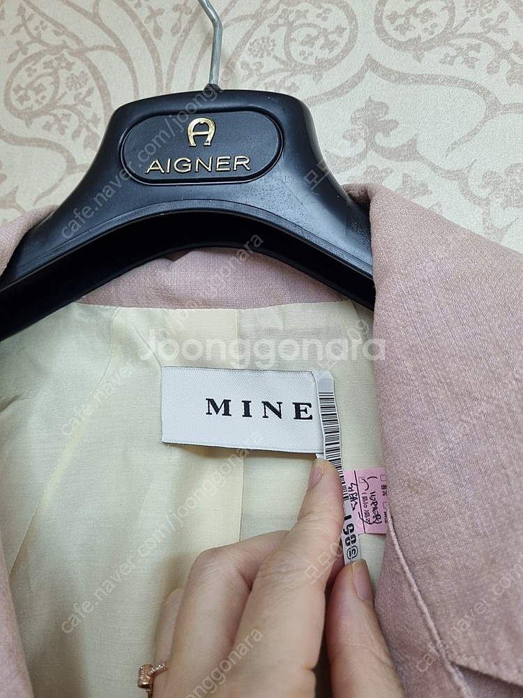 마인 mine 바바리 코트 자켓 82 94 160--4