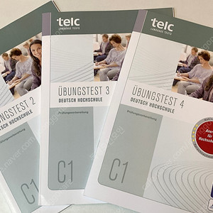 (새책) Telc C1 Hochschule Übungstest 텔크 C1 시험대비교재 2, 3, 4 판매합니다.