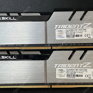 지스킬 Trident Z DDR4-3200 CL14(8GBx2)