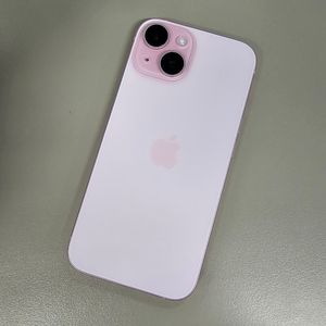 (새상품급) 아이폰15 128G 핑크 배터리100% 보증10월까지남은 정상해지폰 92만팝니다