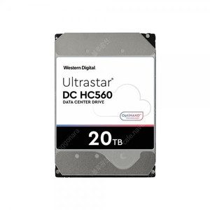WD Ultrastar DC HC560 7200/512M 20tb 2개+애니메이션풀찬하드 / 새하드로 교환하실분만