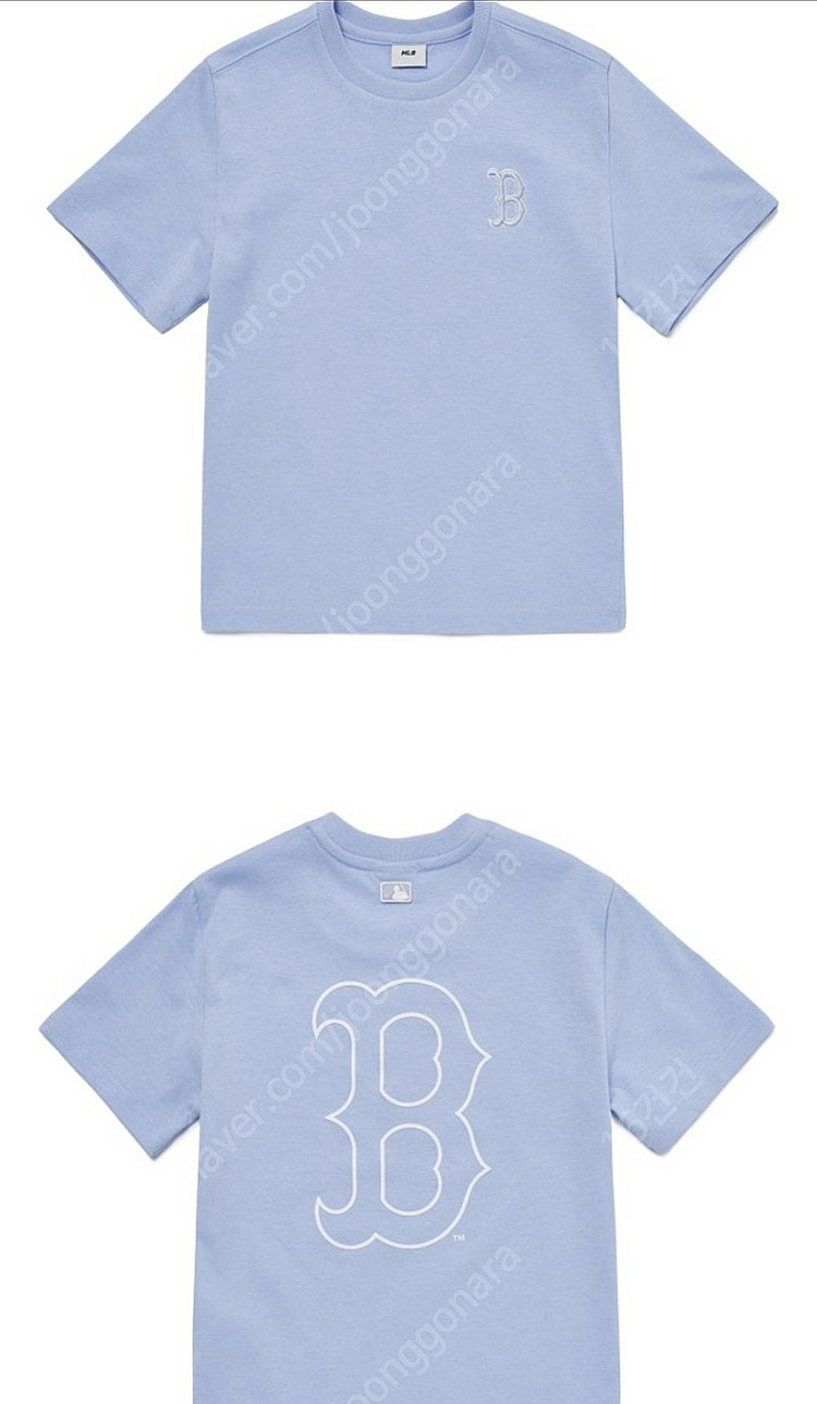 (새상품)MLB키즈 베이직 빅로고 반팔 여름 티셔츠130--2