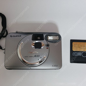후지필름 파인픽스 A101 레트로 카메라 스마트미디어128 포함